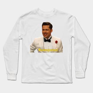 Inglourious Basterds, Brad Pitt "Bawnjorno!" Long Sleeve T-Shirt